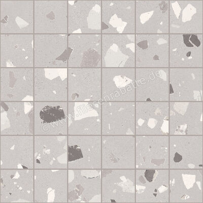  Sant Agostino Deconcrete De-Medium Pearl 30x30 cm Mosaik 5x5 Matt Eben Naturale CSAMDMPE30 | 633515