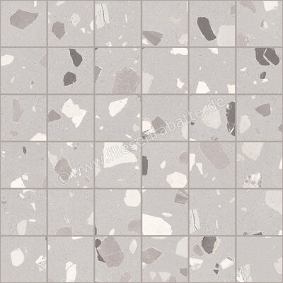  Sant Agostino Deconcrete De-Medium Pearl 30x30 cm Mosaik 5x5 Matt Eben Naturale CSAMDMPE30 | 633518
