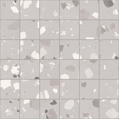  Sant Agostino Deconcrete De-Medium Pearl 30x30 cm Mosaik 5x5 Matt Eben Naturale CSAMDMPE30 | 633524