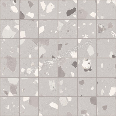  Sant Agostino Deconcrete De-Medium Pearl 30x30 cm Mosaik 5x5 Matt Eben Naturale CSAMDMPE30 | 633527