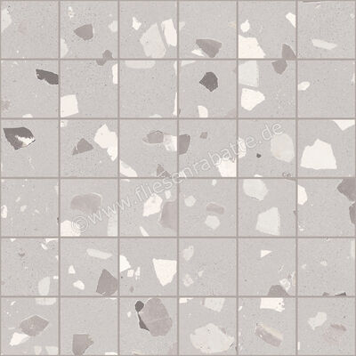  Sant Agostino Deconcrete De-Medium Pearl 30x30 cm Mosaik 5x5 Matt Eben Naturale CSAMDMPE30 | 633533