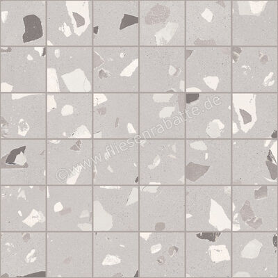  Sant Agostino Deconcrete De-Medium Pearl 30x30 cm Mosaik 5x5 Matt Eben Naturale CSAMDMPE30 | 633536