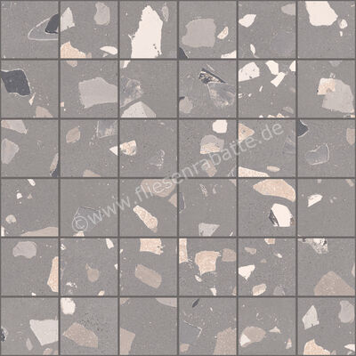  Sant Agostino Deconcrete De-Medium Grey 30x30 cm Mosaik 5x5 Matt Eben Naturale CSAMDMGR30 | 633542