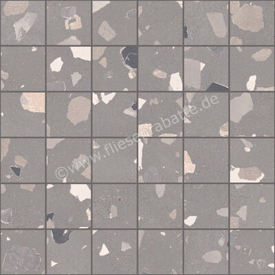  Sant Agostino Deconcrete De-Medium Grey 30x30 cm Mosaik 5x5 Matt Eben Naturale CSAMDMGR30 | 633545
