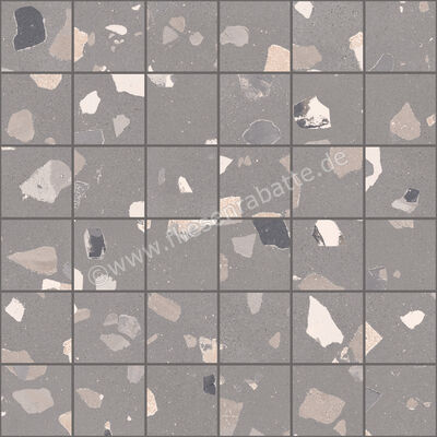  Sant Agostino Deconcrete De-Medium Grey 30x30 cm Mosaik 5x5 Matt Eben Naturale CSAMDMGR30 | 633554
