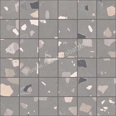  Sant Agostino Deconcrete De-Medium Grey 30x30 cm Mosaik 5x5 Matt Eben Naturale CSAMDMGR30 | 633557