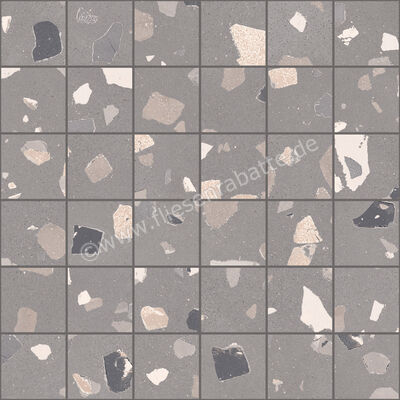  Sant Agostino Deconcrete De-Medium Grey 30x30 cm Mosaik 5x5 Matt Eben Naturale CSAMDMGR30 | 633560