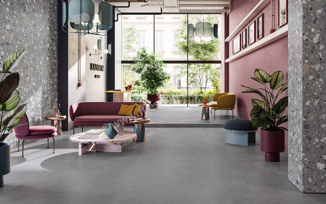  Sant Agostino Deconcrete De-Micro Grey 120x120 cm Bodenfliese / Wandfliese Matt Eben Naturale CSADMIGR12 | 634349