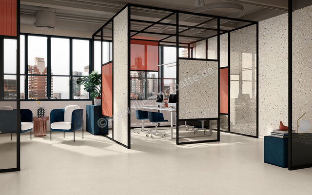  Sant Agostino Deconcrete De-Micro Sand 120x120 cm Bodenfliese / Wandfliese Matt Eben Naturale CSADMISA12 | 634379