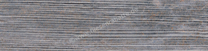  Sant Agostino Dripart Iron 730 7.3x29.6 cm Wandfliese Drip Lines Matt Eben Lucida CSADRIR730 | 635258