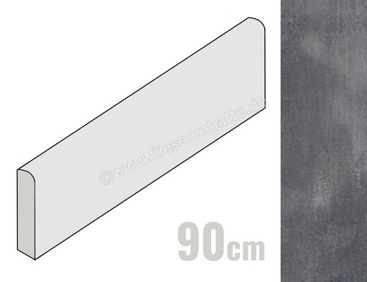  Sant Agostino Dripart Calamine 7.3x90 cm Sockel Matt Eben Naturale CSABDRCA90 | 635654