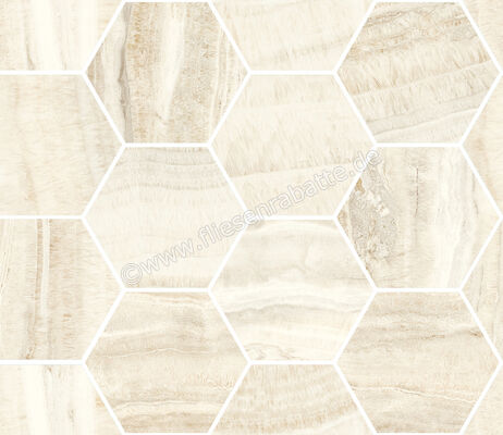  Sant Agostino Astral Ivory 30x34.5 cm Mosaik Maxi Class Glänzend Eben Krystal CSAMCAVK34 | 636182