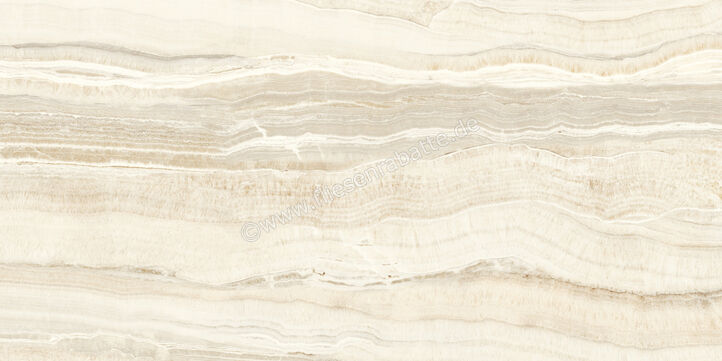  Sant Agostino Astral Ivory 60x120 cm Bodenfliese / Wandfliese Glänzend Eben Krystal CSAASTIK12 | 636233