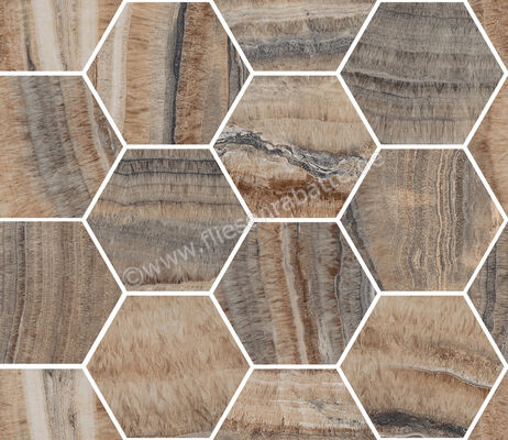  Sant Agostino Astral Amber 30x34.5 cm Mosaik Maxi Class Glänzend Eben Krystal CSAMCAAK34 | 636425