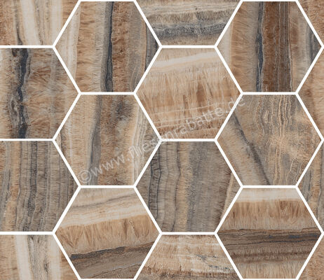  Sant Agostino Astral Amber 30x34.5 cm Mosaik Maxi Class Glänzend Eben Krystal CSAMCAAK34 | 636437