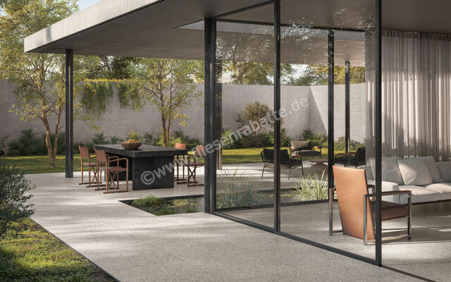  Sant Agostino Gravel Outdoor Full Grey 90x90x2 cm Terrassenplatte AS 2.0 Matt Strukturiert Antiscivolo CSAGFGS290 | 639064