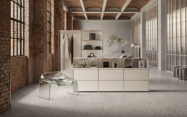  Sant Agostino Gravel Outdoor Large Grey 90x90x2 cm Terrassenplatte AS 2.0 Matt Strukturiert Antiscivolo CSAGLGS290 | 639079