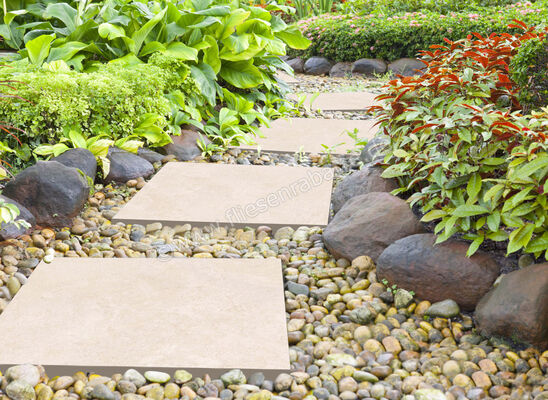  ceramicvision Naturalis Outdoor Ivory 60x60x2 cm Terrassenplatte Matt Eben Satinato CV2018 | 639664