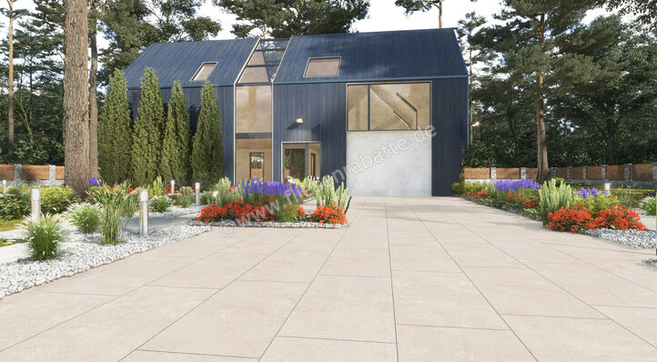  ceramicvision Naturalis Outdoor Ivory 60x60x2 cm Terrassenplatte Matt Eben Satinato CV2018 | 639673