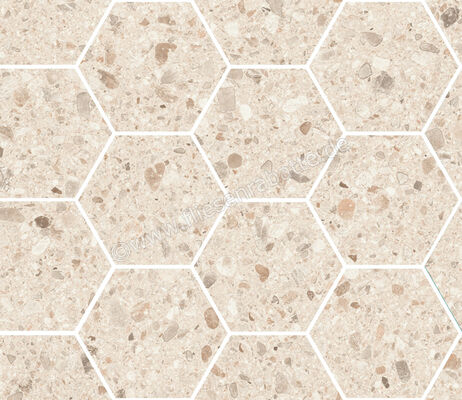  Sant Agostino Gravel Full Light 30x34.5 cm Mosaik Maxi Class Matt Strukturiert Naturale CSAMCGFL34 | 640015