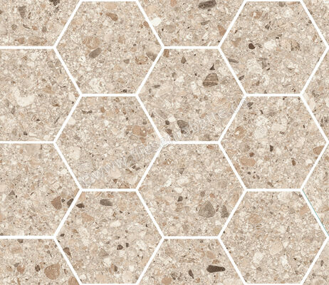 Sant Agostino Gravel Full Sand 30x34.5 cm Mosaik Maxi Class Matt Strukturiert Naturale CSAMCGFS34 | 640873