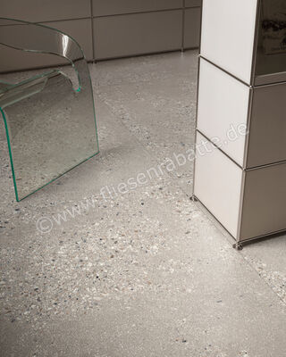  Sant Agostino Gravel Large Grey 120x120 cm Bodenfliese / Wandfliese Matt Strukturiert Naturale CSAGLG1212 | 641242