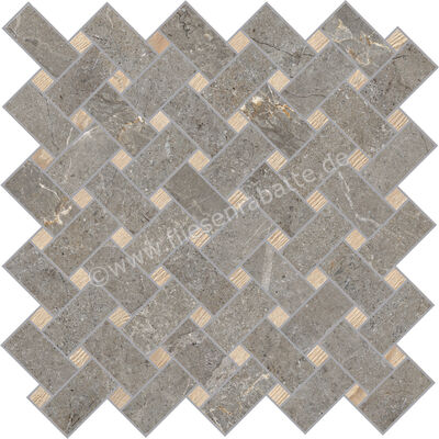  La Fabbrica Ava Noble Stone Taupe 29.7x29.7 cm Wandfliese Basket Matt Eben Naturale 199115 | 642973