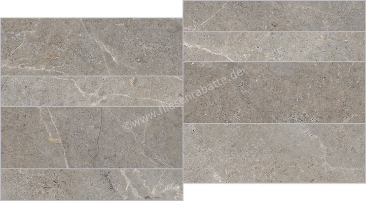  La Fabbrica Ava Noble Stone Taupe 30x60 cm Wandfliese Muretto Matt Eben Naturale 199125 | 642988