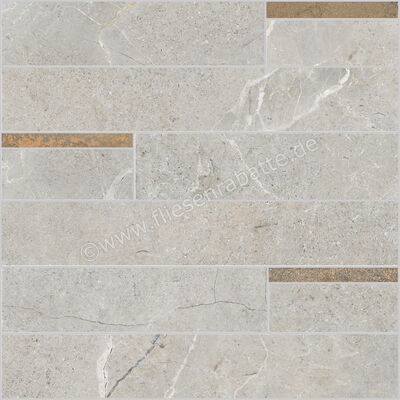  La Fabbrica Ava Noble Stone Grey 30x30 cm Mosaik Modulo Matt Eben Naturale 199132 | 642994