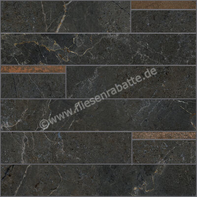  La Fabbrica Ava Noble Stone Dark 30x30 cm Mosaik Modulo Matt Eben Naturale 199134 | 643000