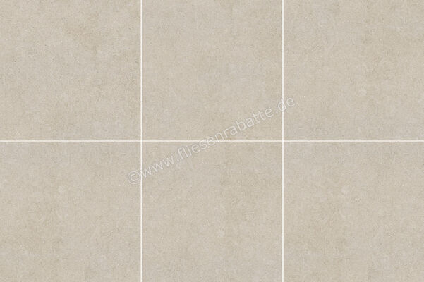 La Fabbrica Ava Moon Cream Beige 120x120 cm Bodenfliese / Wandfliese Matt Eben Naturale 284501 | 643867