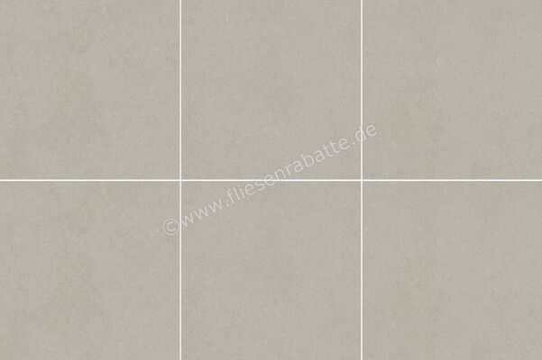  La Fabbrica Ava Moon Cream Grigio 100x100 cm Bodenfliese / Wandfliese Matt Eben Naturale 284403 | 643873