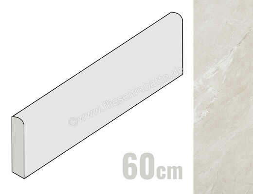  Coem Cardoso Corda 7.5x60 cm Sockel Matt Eben Naturale PCB601R | 651983