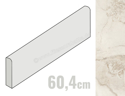  Coem Touch Stone Gold 7.5x60.4 cm Sockel Glänzend - Matt Eben Levigato-Matt TOB602L | 653357