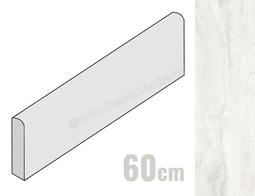  Coem Reverso2 White 7.5x60 cm Sockel Matt Eben Naturale RVB600R | 654296