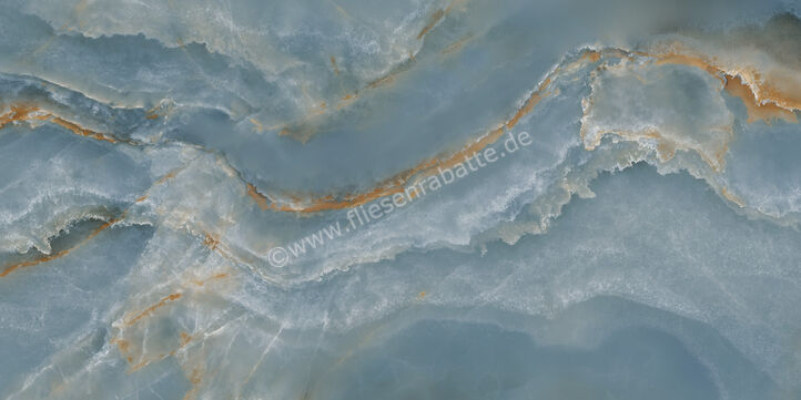  Ragno Incanto Onice Blu 60x120 cm Bodenfliese / Wandfliese Glänzend Eben Glossy RDF8 | 654857