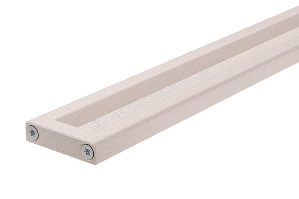  Schlüter Systems KERDI-LINE-VARIO COVE 34 Kürzbares Hohlkehl-Entwässerungsprofil Aluminium TSI - alu strukturbeschichtet elfenbein H&ouml;he: 8 mm Breite: 34 mm L&auml;nge: 1,8 m KLVR1D9TSI180 | 655154