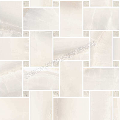  Sant Agostino Akoya White 30x30 cm Mosaik Maxi Rete Matt Eben Krystal CSAMRAWK30 | 655372