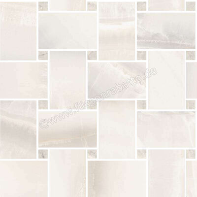  Sant Agostino Akoya White 30x30 cm Mosaik Maxi Rete Matt Eben Krystal CSAMRAWK30 | 655375