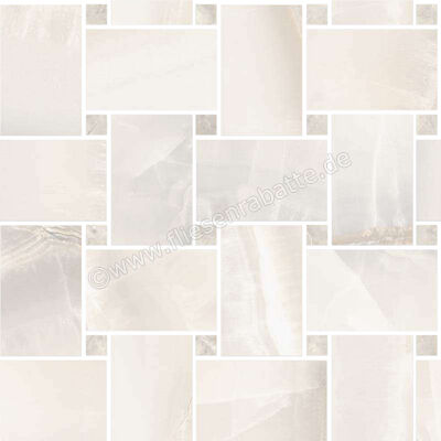  Sant Agostino Akoya White 30x30 cm Mosaik Maxi Rete Matt Eben Krystal CSAMRAWK30 | 655378