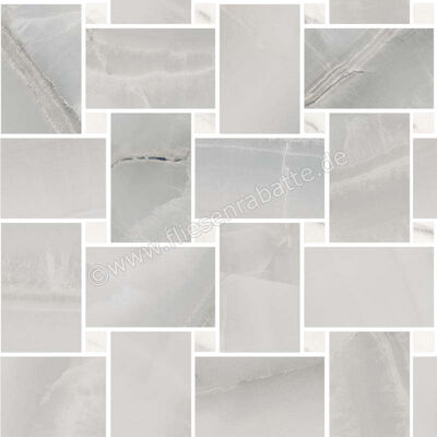  Sant Agostino Akoya Silver 30x30 cm Mosaik Maxi Rete Matt Eben Krystal CSAMRASK30 | 655387