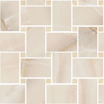  Sant Agostino Akoya Ivory 30x30 cm Mosaik Maxi Rete Matt Eben Krystal CSAMRAIK30 | 655408