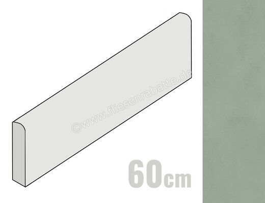  Sant Agostino Iki Sage 7.3x60 cm Sockel Matt Eben Soft CSABIKSE60 | 656887