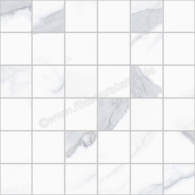  Sant Agostino Themar Statuario Venato 30x30 cm Mosaik 5x5 Matt Eben Naturale CSAMOSVE30 | 659494