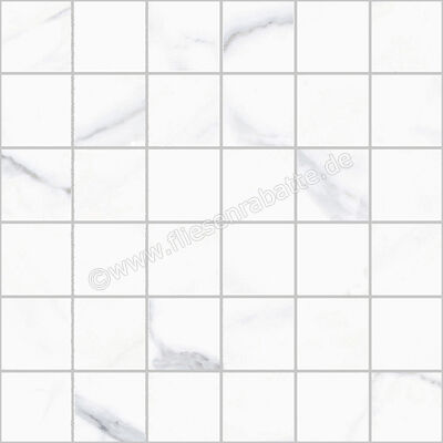  Sant Agostino Themar Statuario Venato 30x30 cm Mosaik 5x5 Matt Eben Naturale CSAMOSVE30 | 659500