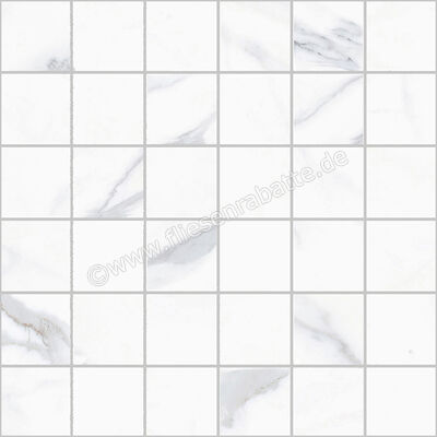  Sant Agostino Themar Statuario Venato 30x30 cm Mosaik 5x5 Matt Eben Naturale CSAMOSVE30 | 659503