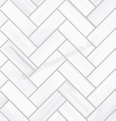  Sant Agostino Themar Bianco Lasa 30x30 cm Mosaik Spina Matt Eben Naturale CSASPBLA30 | 659566