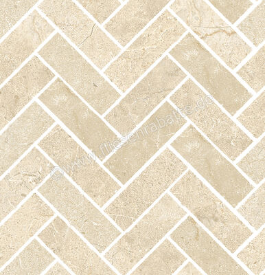  Sant Agostino Themar Crema Marfil 30x30 cm Mosaik Spina Matt Eben Naturale CSASPCMA30 | 659575