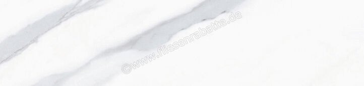  Sant Agostino Themar Statuario Venato 7.3x29.6 cm Bodenfliese / Wandfliese Matt Eben Naturale CSASTVE730 | 659623