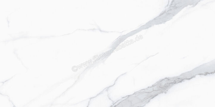  Sant Agostino Themar Statuario Venato 30x60 cm Bodenfliese / Wandfliese Glänzend Eben Krystal CSASTVEK30 | 659668